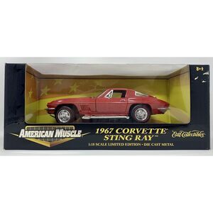 1:18 Scale 1967 Corvette Sting Ray American Muscle Limited‎ Edition  Red/Black